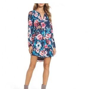 Charles Henry Floral Shirtdress